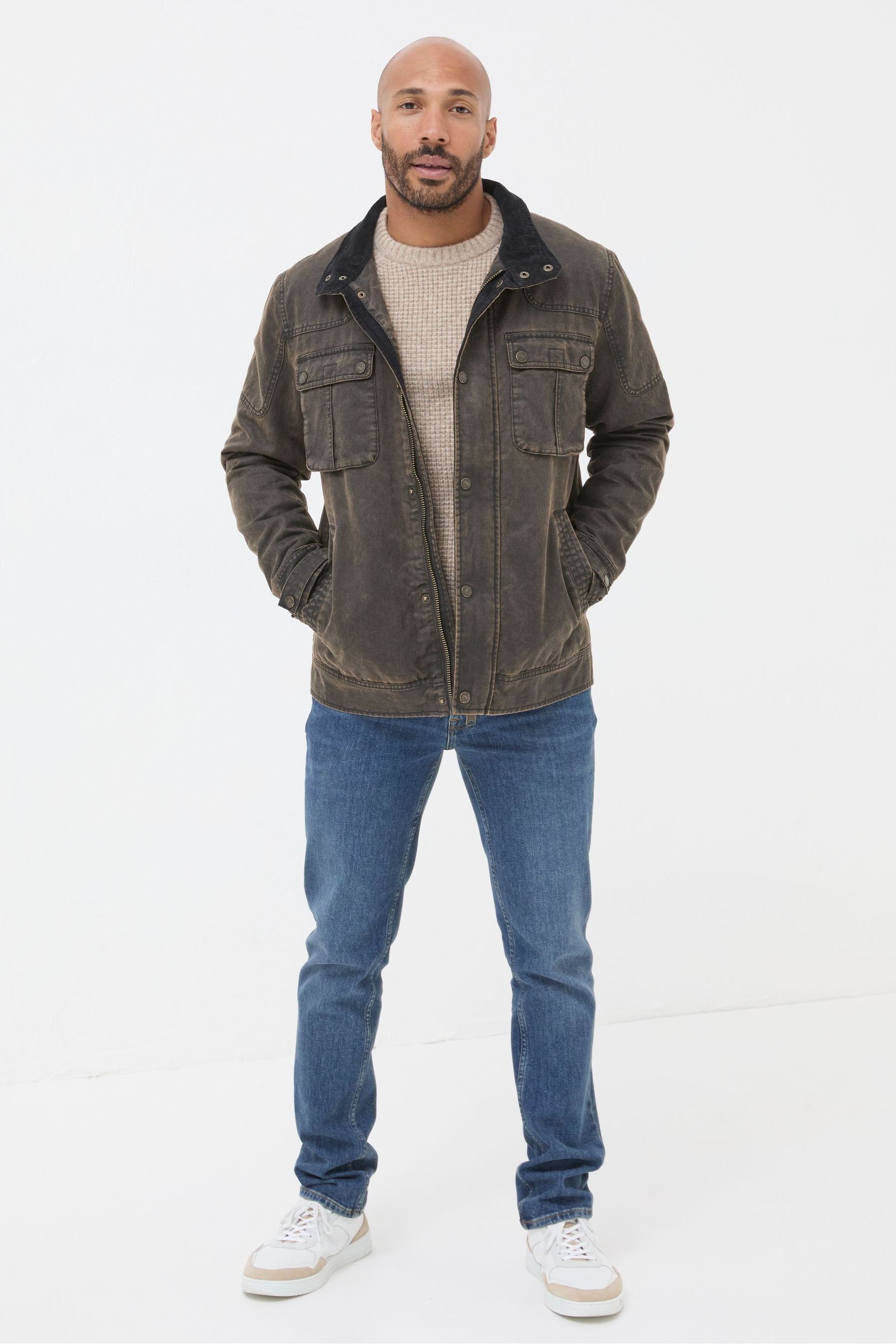 FAT FACE FatFace Hadley Brown Hadley Jacket Mens