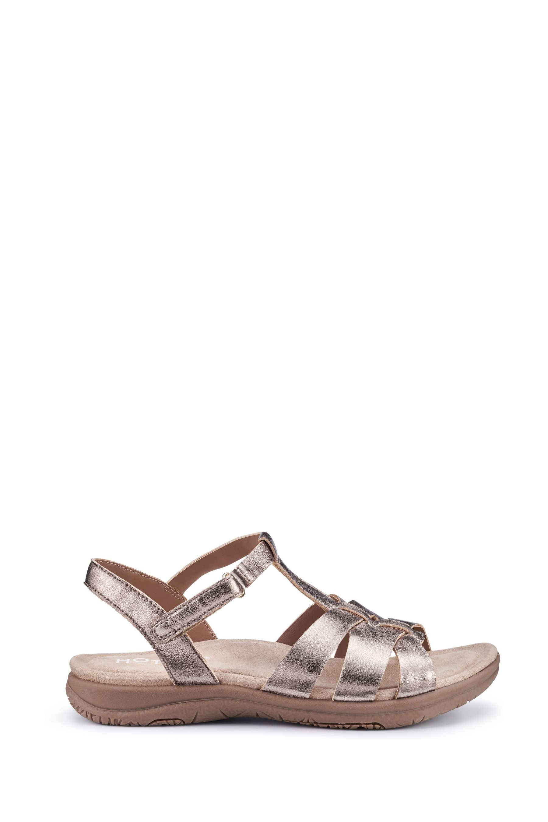 Hotter silver sandals discount
