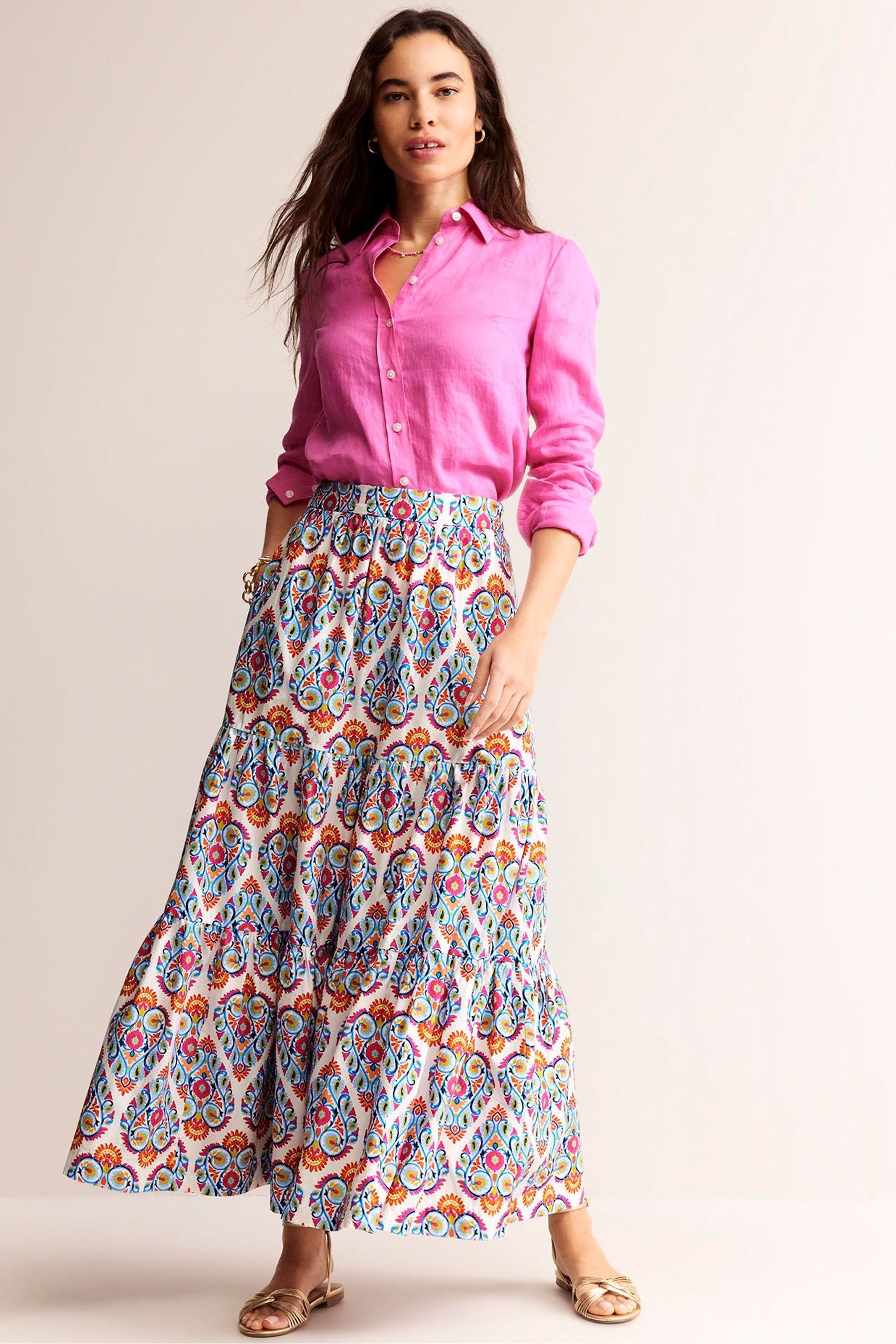 Next tiered maxi skirt online