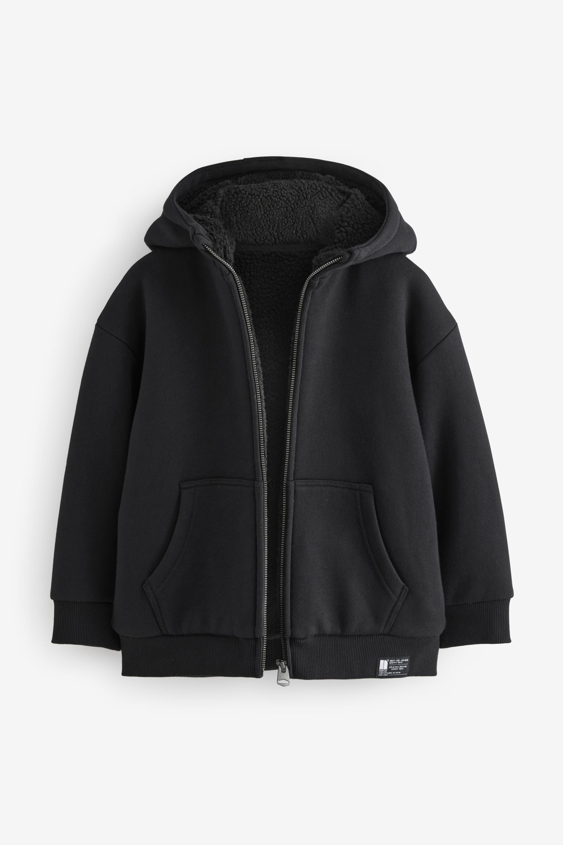 All black zip up jacket sale