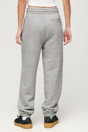 Superdry Grey College Logo Boyfriend Joggers - Image 2 of 6