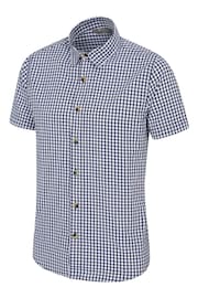 Mountain Warehouse Blue Mens Weekender 100% Cotton Shirt - Image 3 of 5