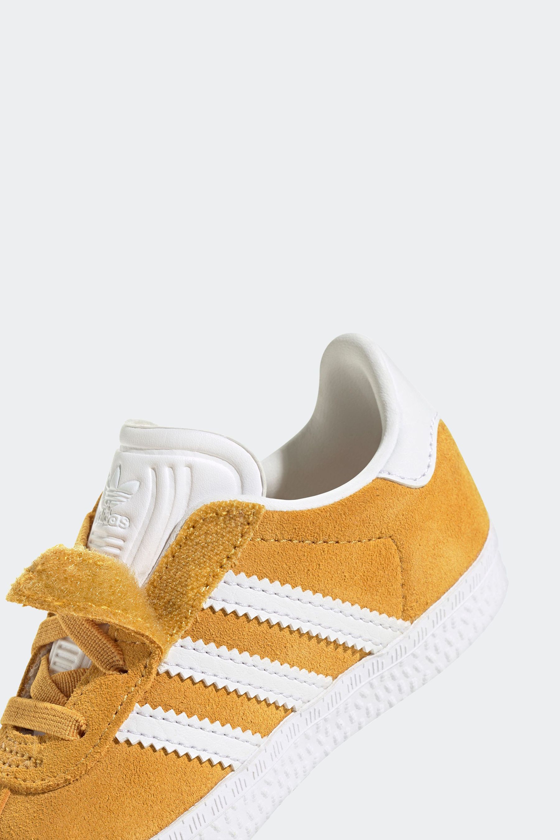 Buy adidas Originals Ochre Yellow Gazelle Trainers from Next Luxembourg