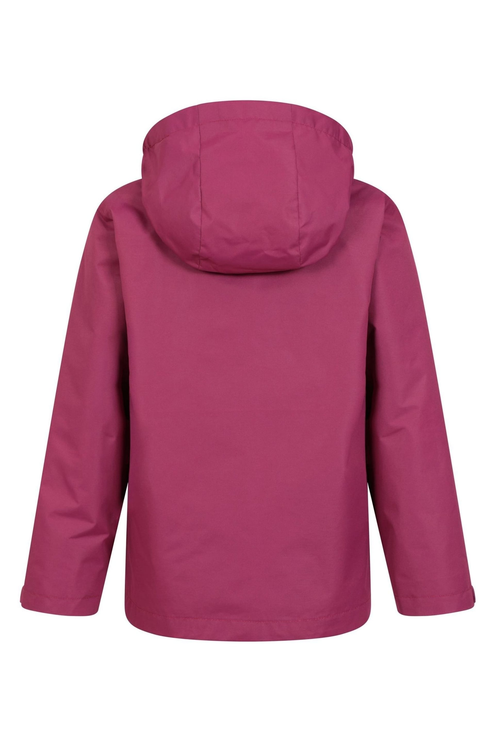 Mountain Warehouse Red Fell Kids 3 In 1 Water Resistant Jacket - Image 3 of 5