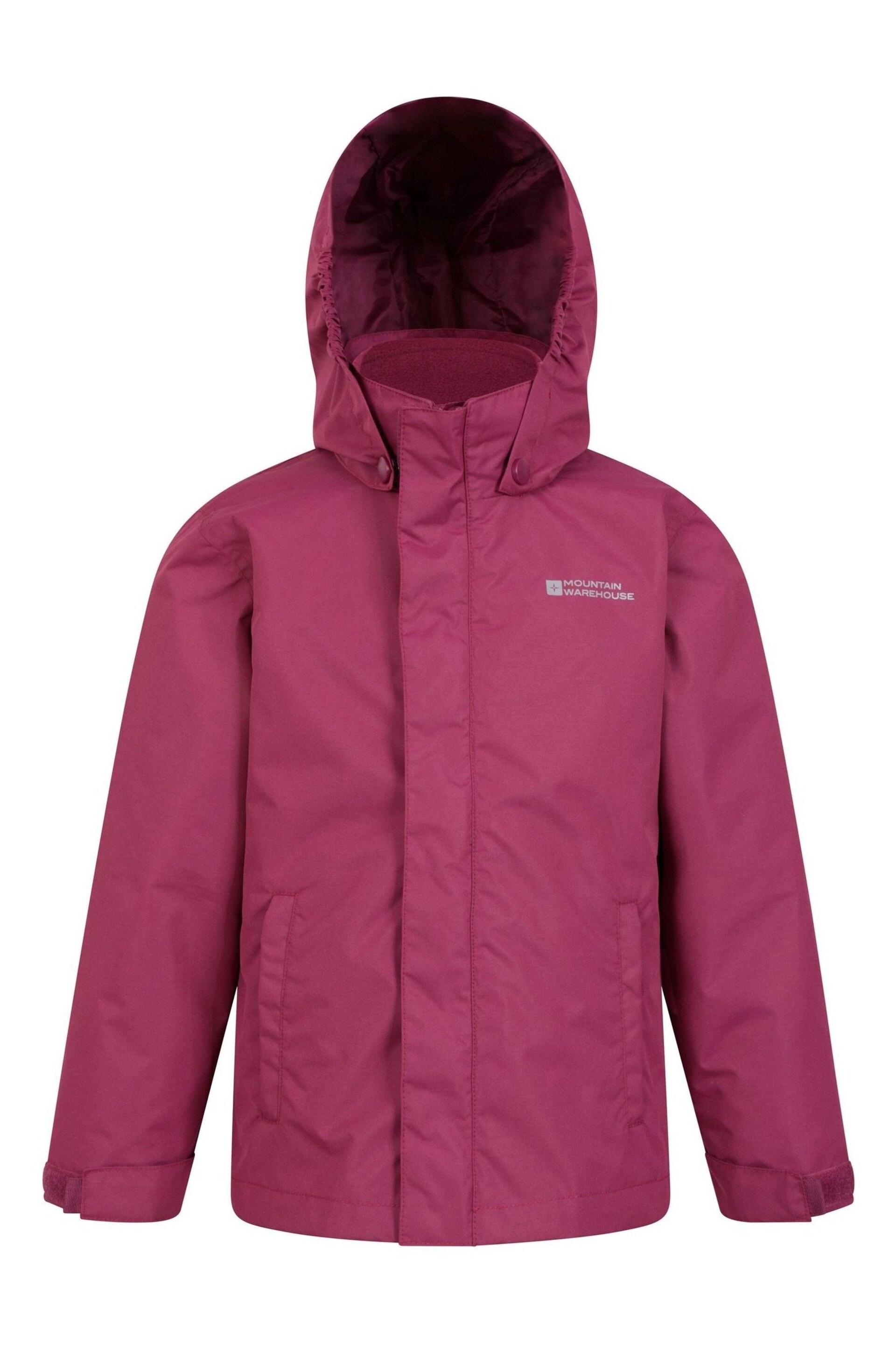 Mountain Warehouse Red Fell Kids 3 In 1 Water Resistant Jacket - Image 5 of 5
