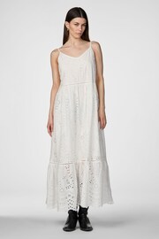 Y.A.S White Broderie Maxi Sun Dress - Image 1 of 5