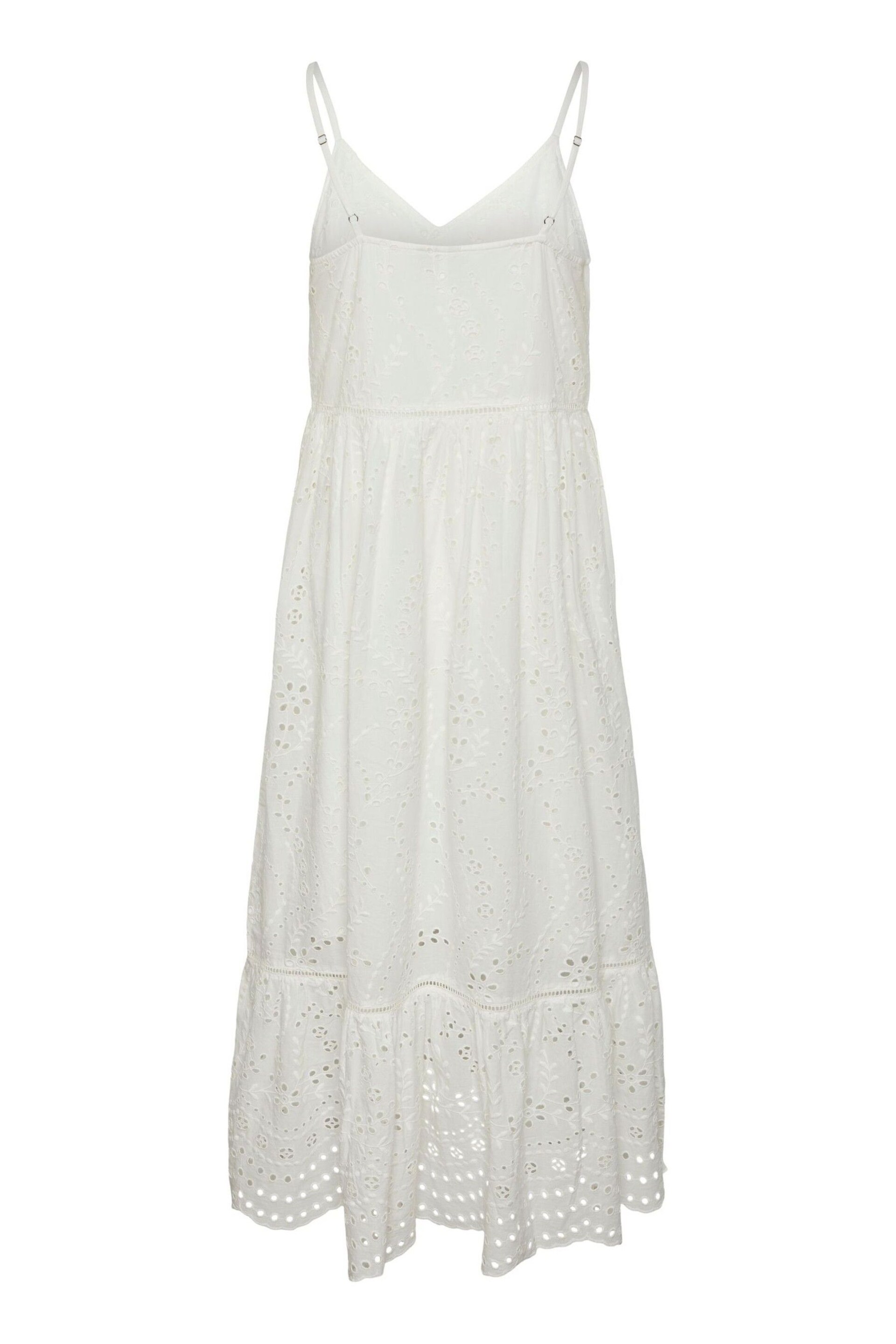 Y.A.S White Broderie Maxi Sun Dress - Image 5 of 5