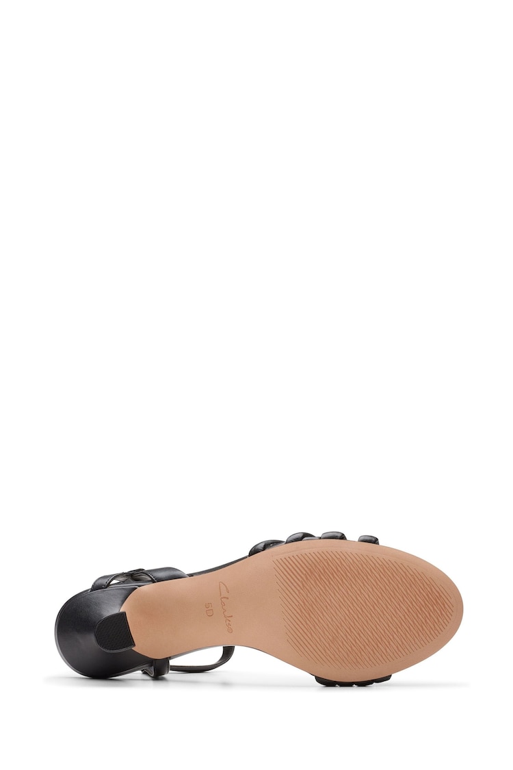 Clarks Black Leather Amali May Sandals - Image 7 of 7