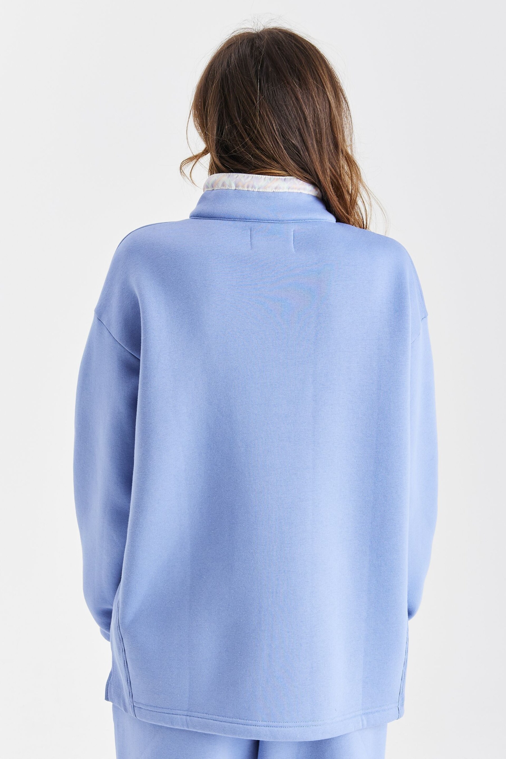 Harper & Lewis Green Sia 1/4 Zip Sweater - Image 6 of 8