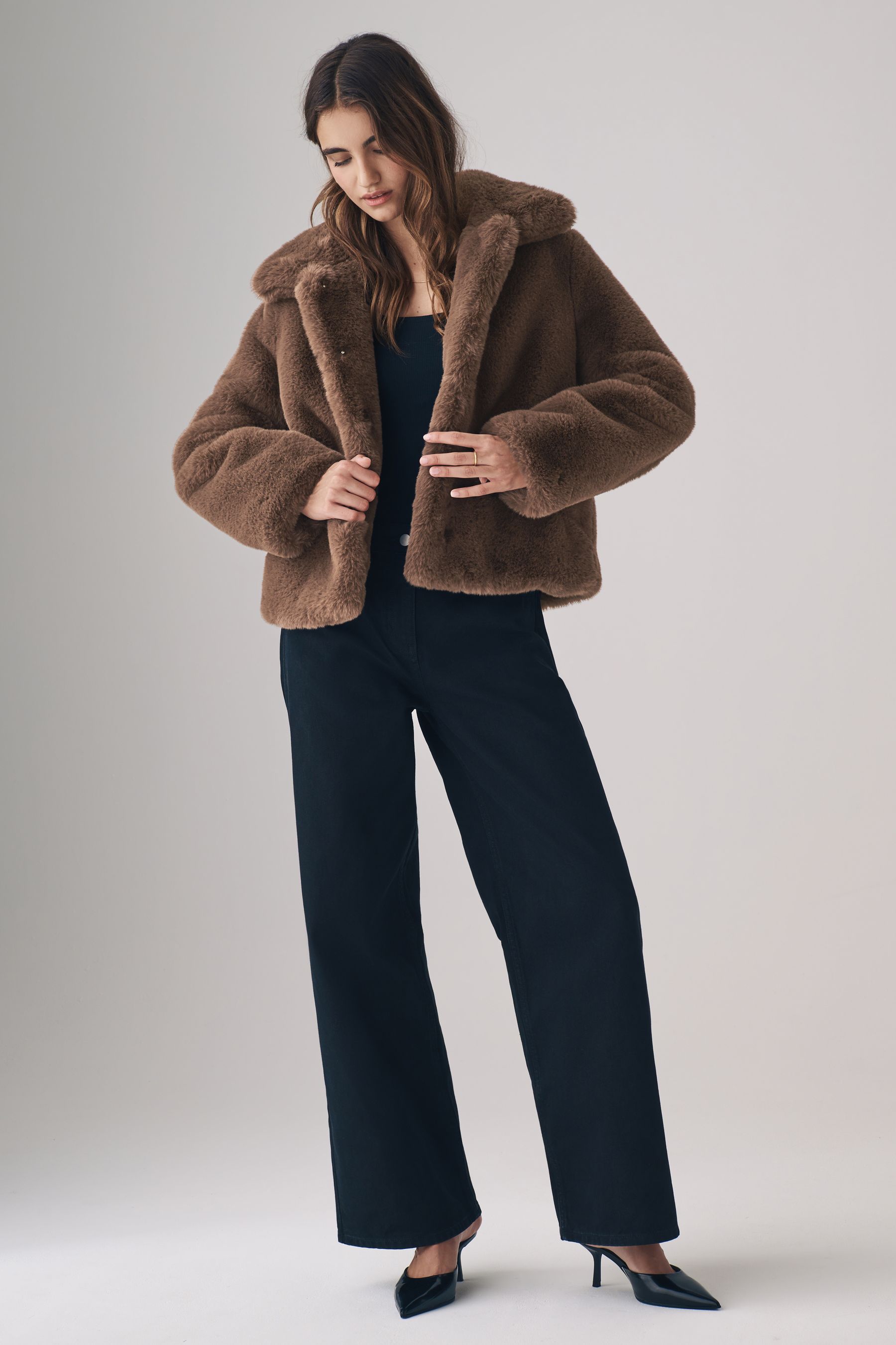 Next fur jacket sales
