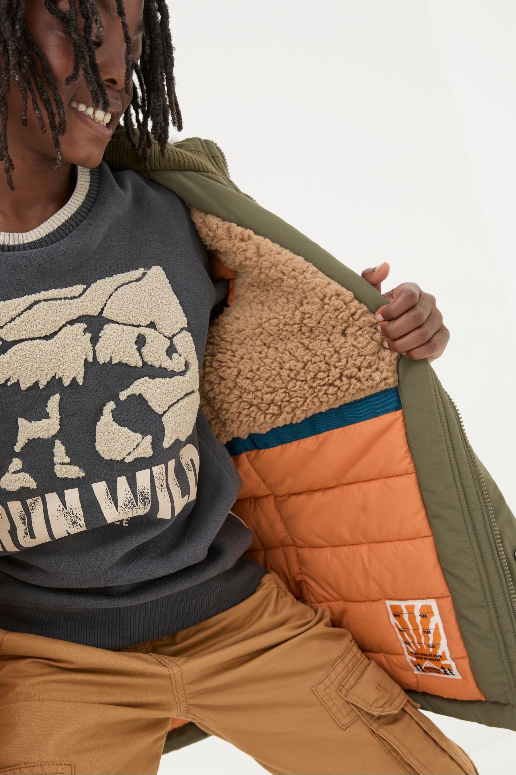 Fatface khaki penny parka online