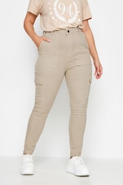 Yours Curve Natural Cargo AVA Jeans - Image 1 of 4