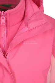 Mountain Warehouse Pink Lightning 3 in 1 Waterproof Jacket - Image 4 of 4