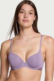 Victoria's Secret Frozen Plum Purple Full Cup Push Up Full Cup Push Up Lace Bra - Image 1 of 3