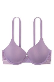 Victoria's Secret Frozen Plum Purple Full Cup Push Up Full Cup Push Up Lace Bra - Image 3 of 3