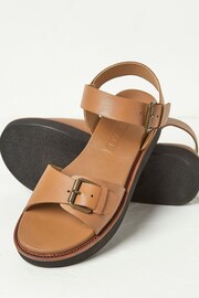 FatFace Natural Flatform Buckle Sandals - Image 2 of 3