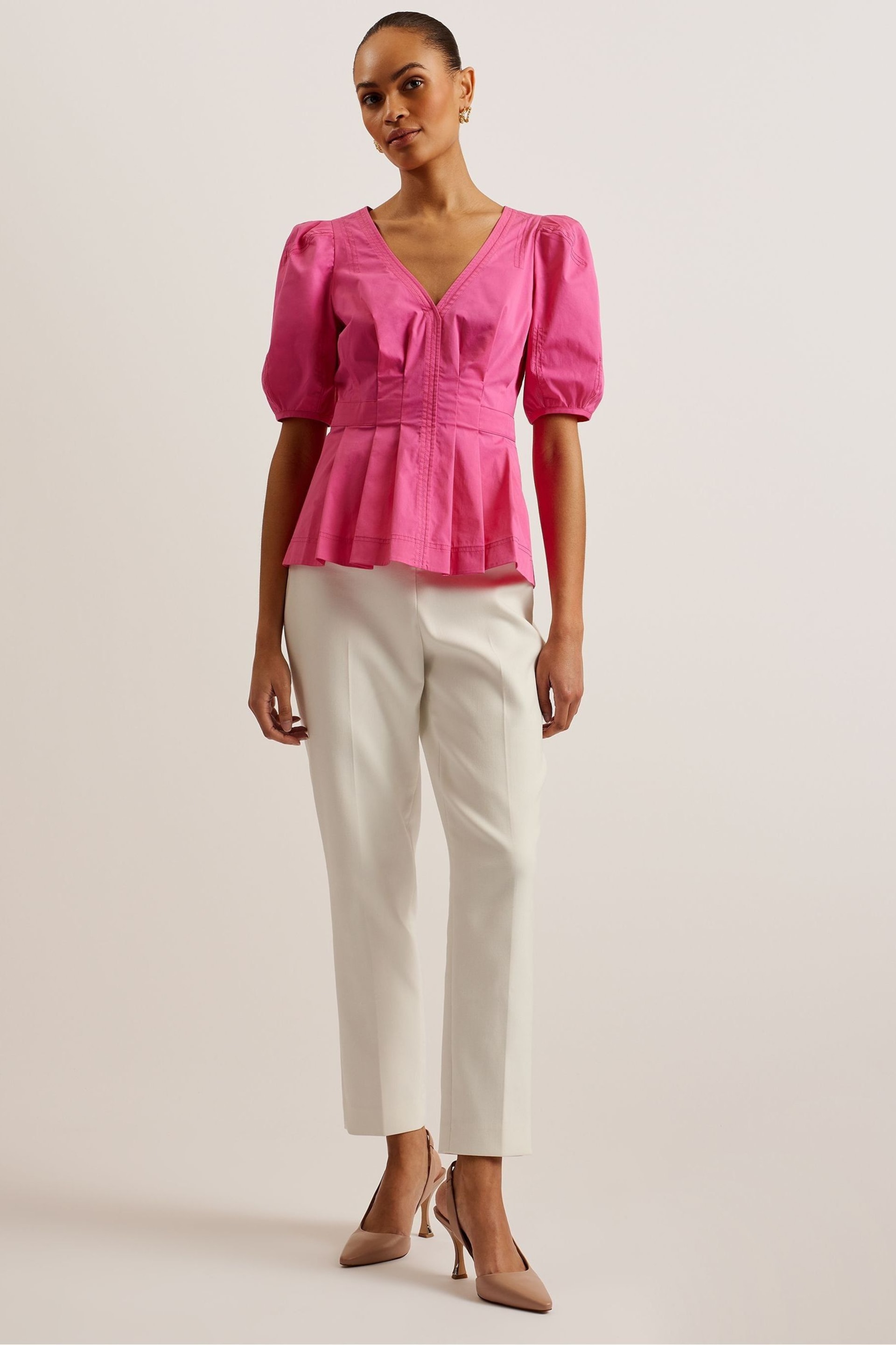Ted Baker Pink Blouse - Image 1 of 6