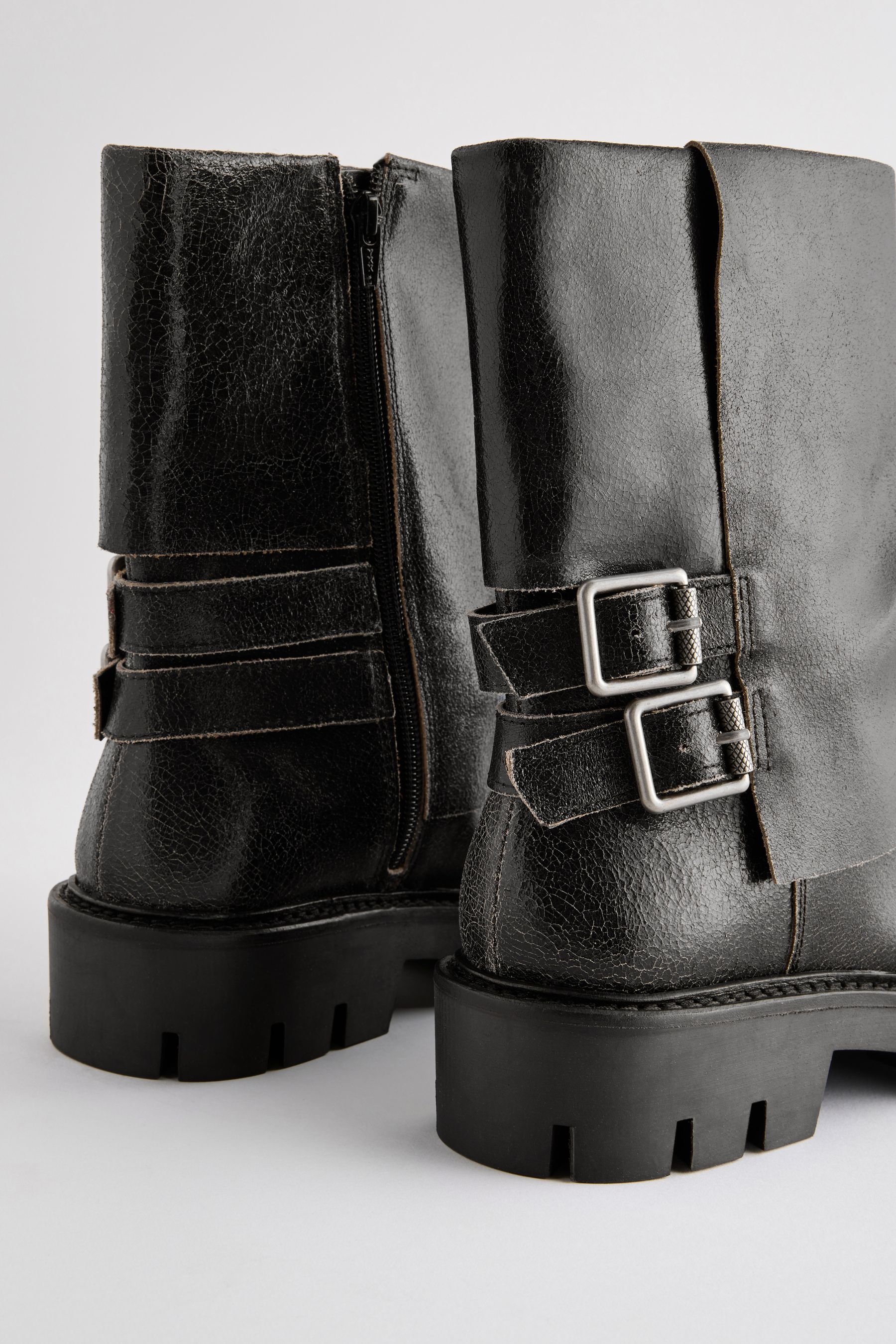 Motorcycle buckle boots shop
