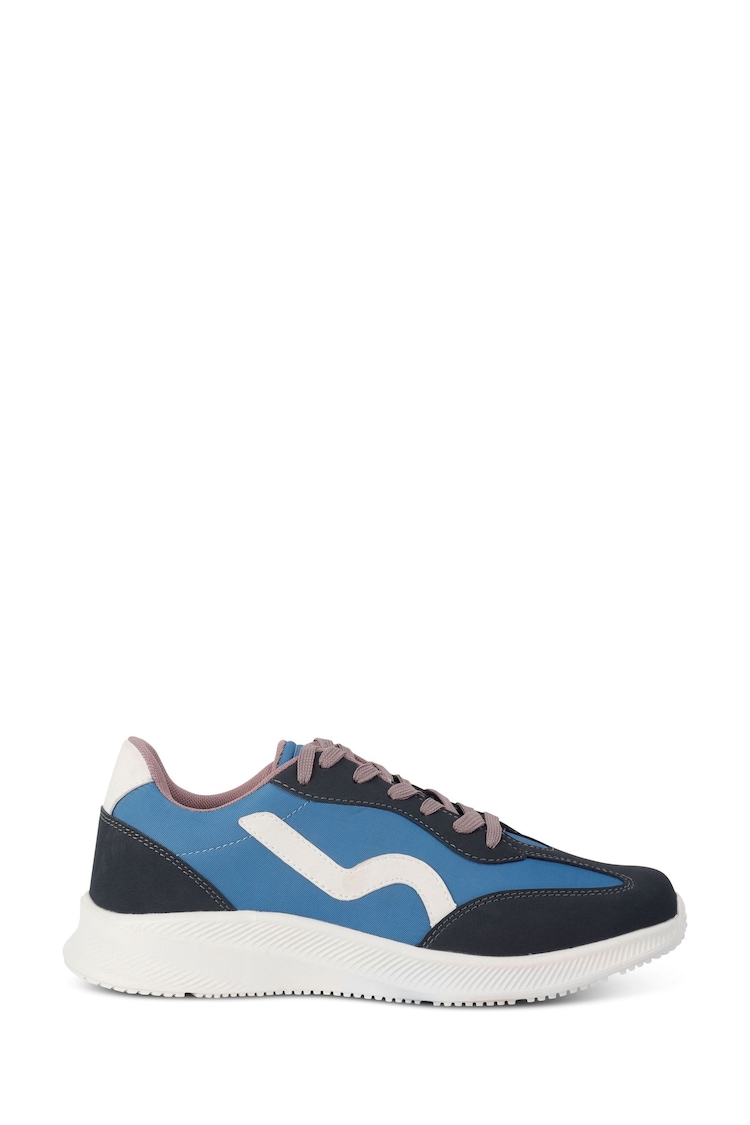 Regatta Blue Lady Marine Retro Trainers - Image 1 of 6