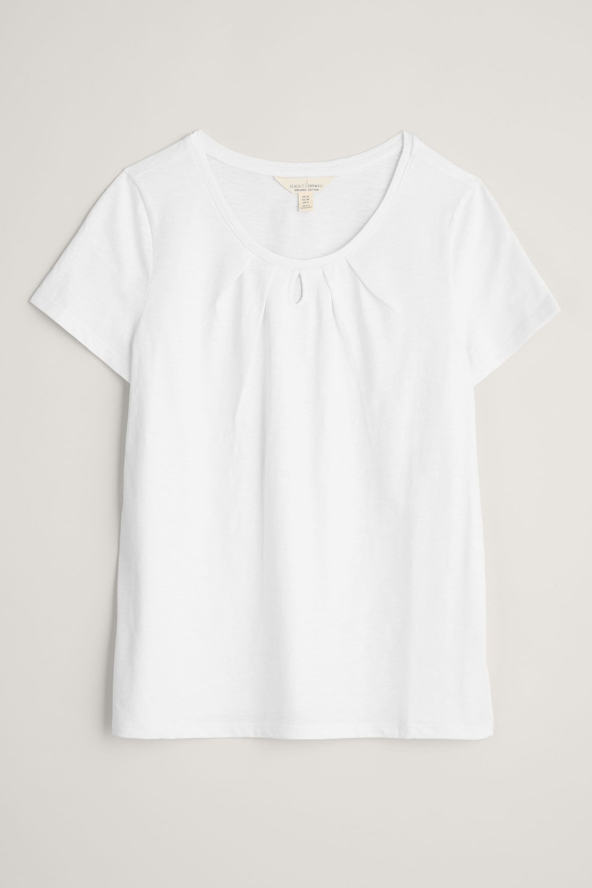 Seasalt Cornwall White Appletree T-Shirt - Image 4 of 5