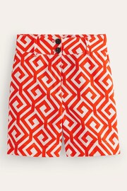 Boden Red Petite Westbourne Linen Shorts - Image 5 of 5