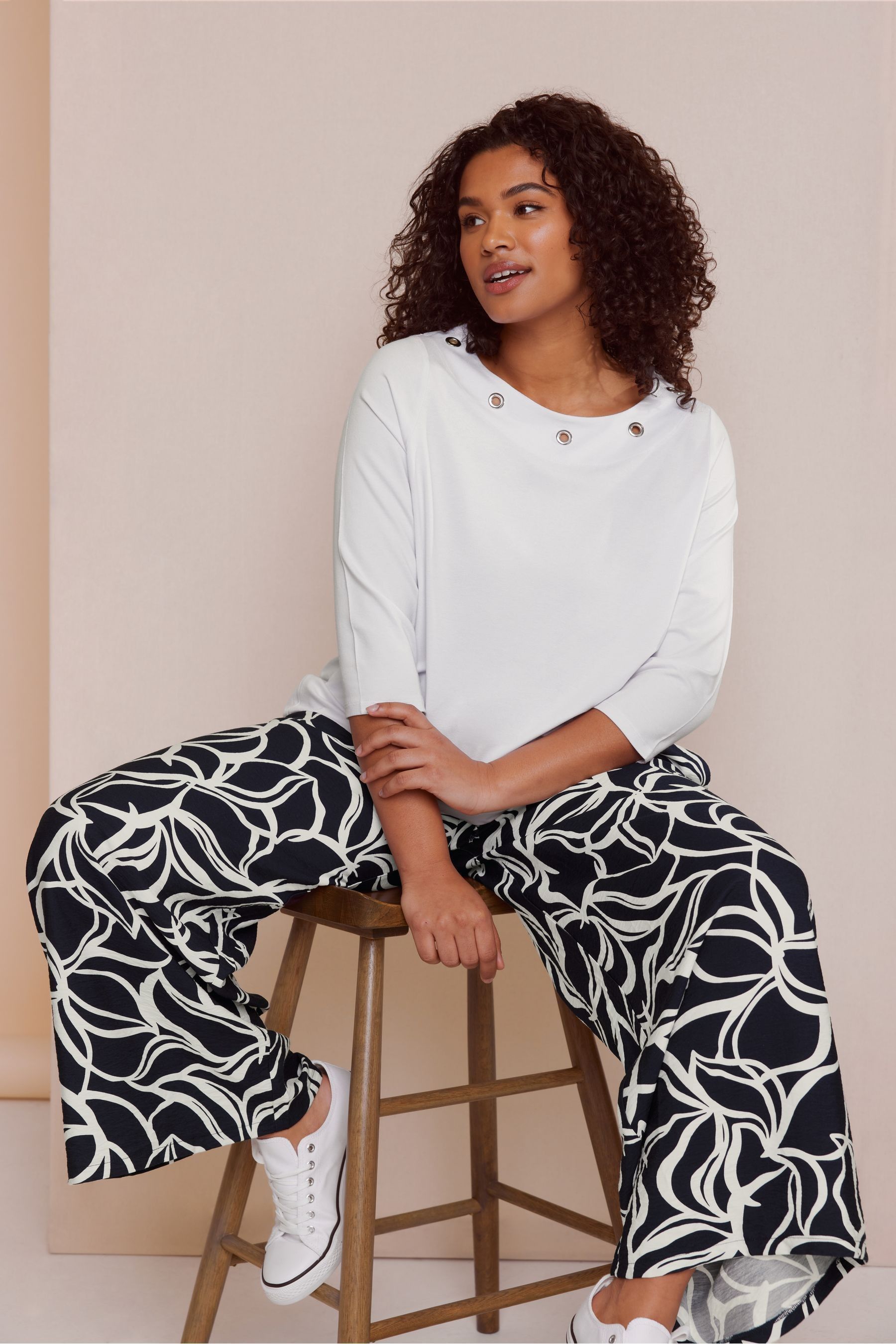 Evans wide leg trousers best sale