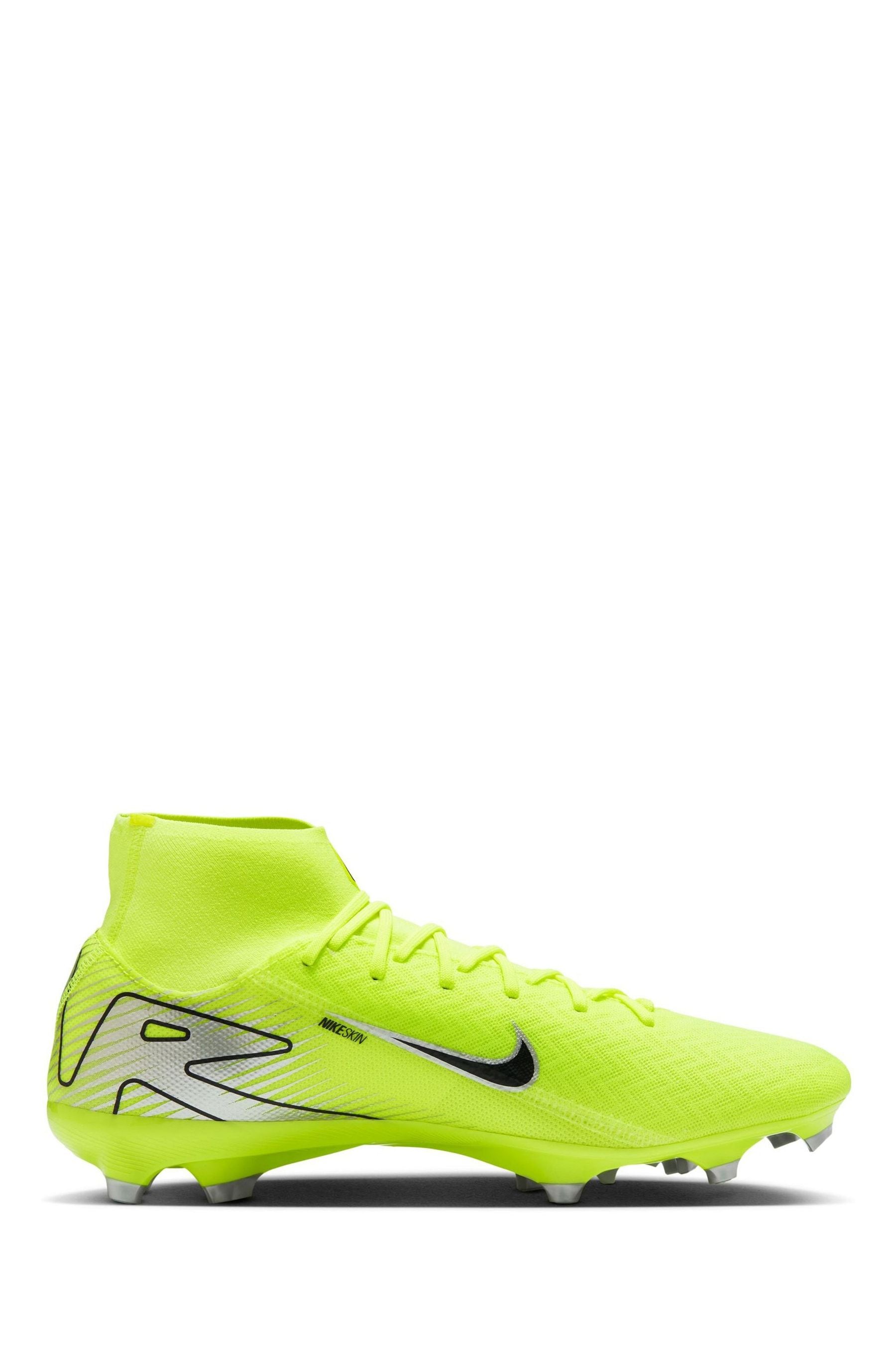 Buy Nike Volt Black Adults Zoom Mercurial Superfly Academy Multi Ground Football Boots from Next Luxembourg