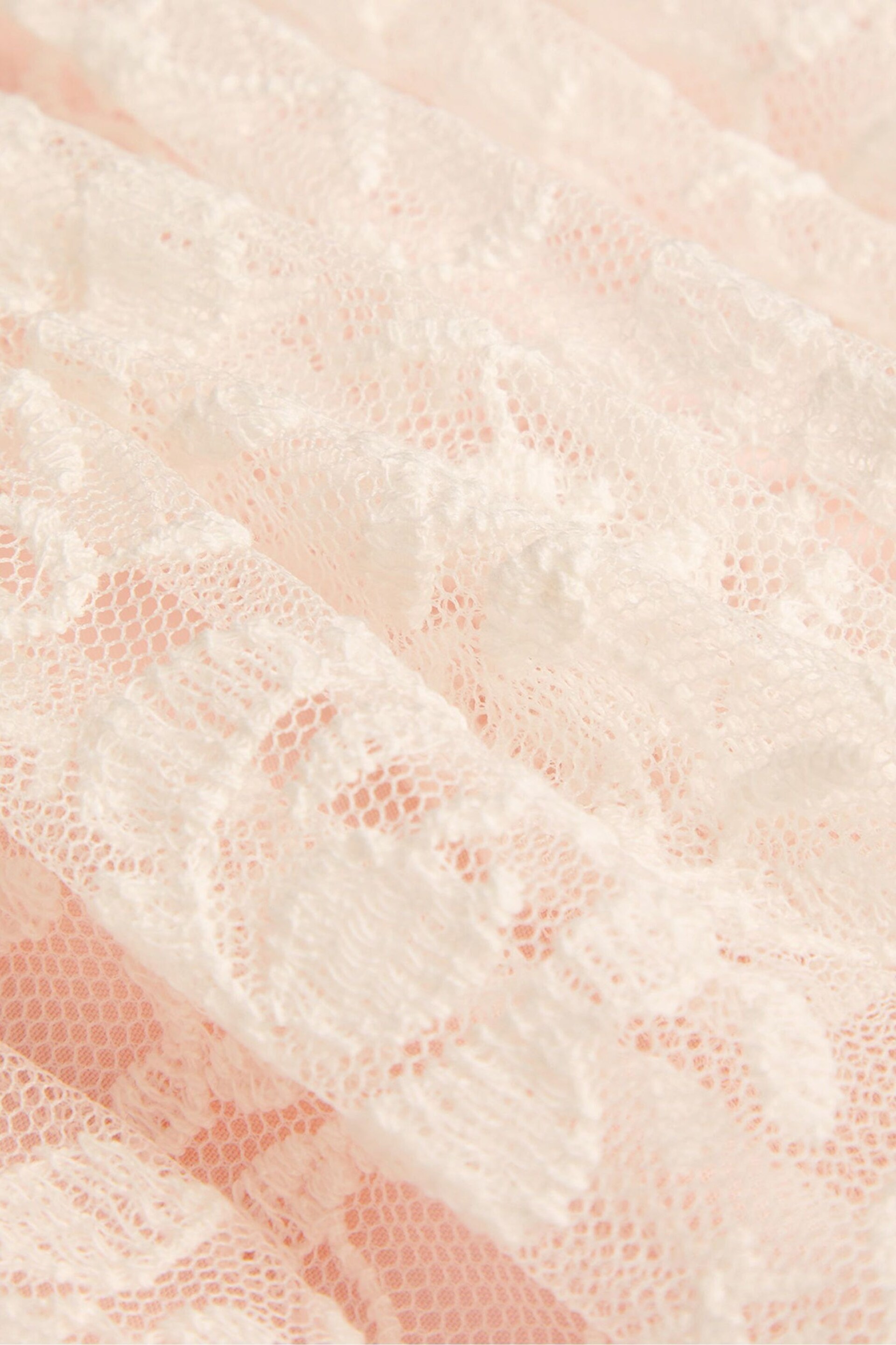 Monsoon Pink Baby Annette Lace Dress - Image 3 of 3