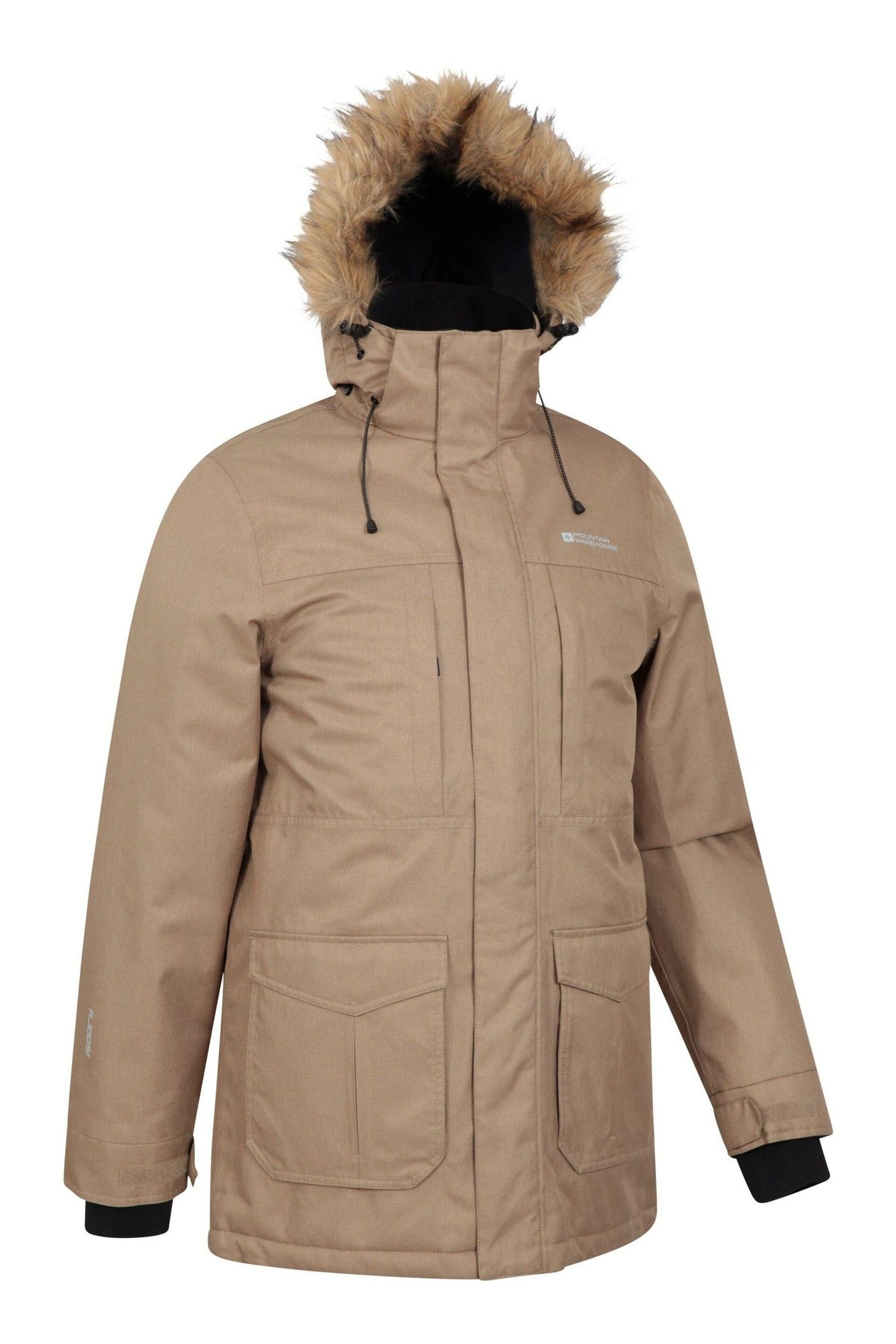 Mountain Warehouse Natural Mens Gorge Waterproof Long Jacket - Image 2 of 5