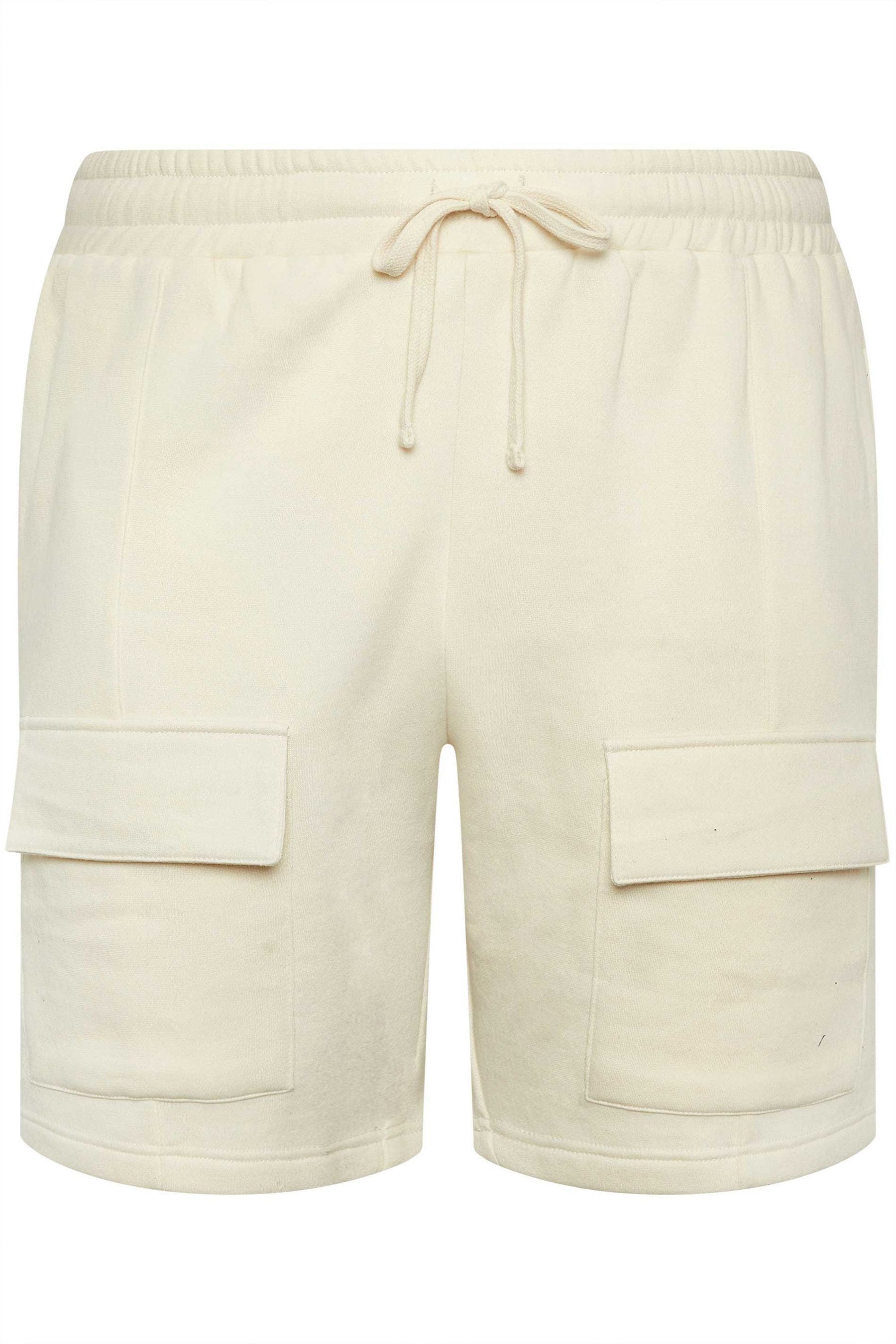 Jersey cargo shorts on sale