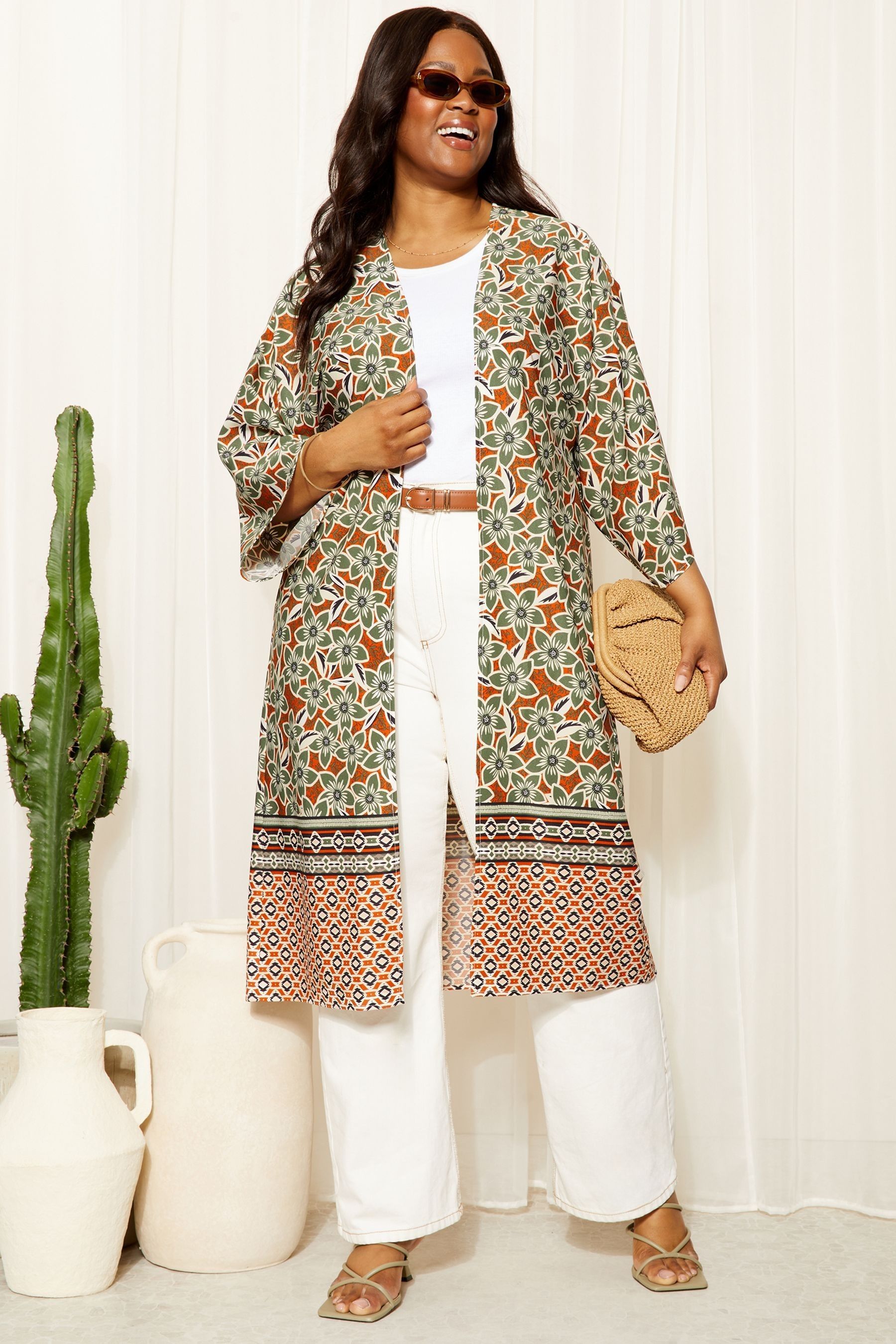 Longline kimono jacket hotsell