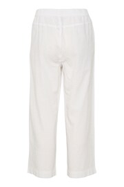 Kaffe Naya Elastic Waist Cropped Trousers - Image 6 of 6