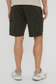 Threadbare Khaki Cargo Pocket Sweat Shorts - Image 2 of 4