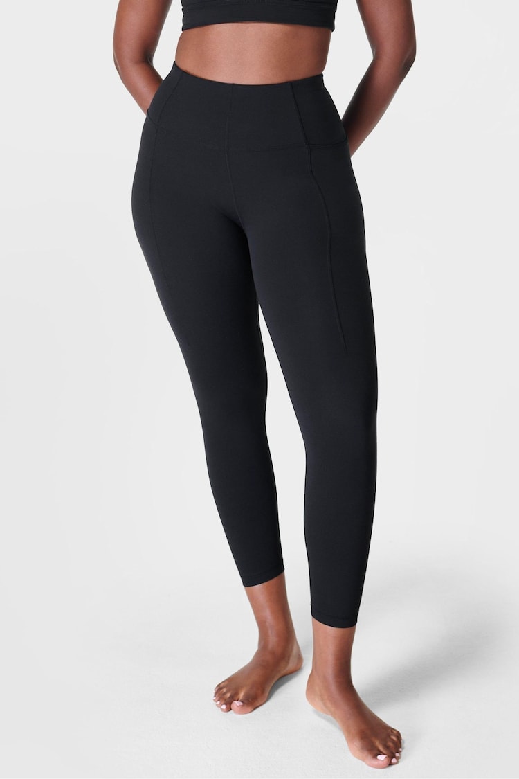 Sweaty Betty Black 7/8 Length Super Soft Yoga Leggings - Image 1 of 9