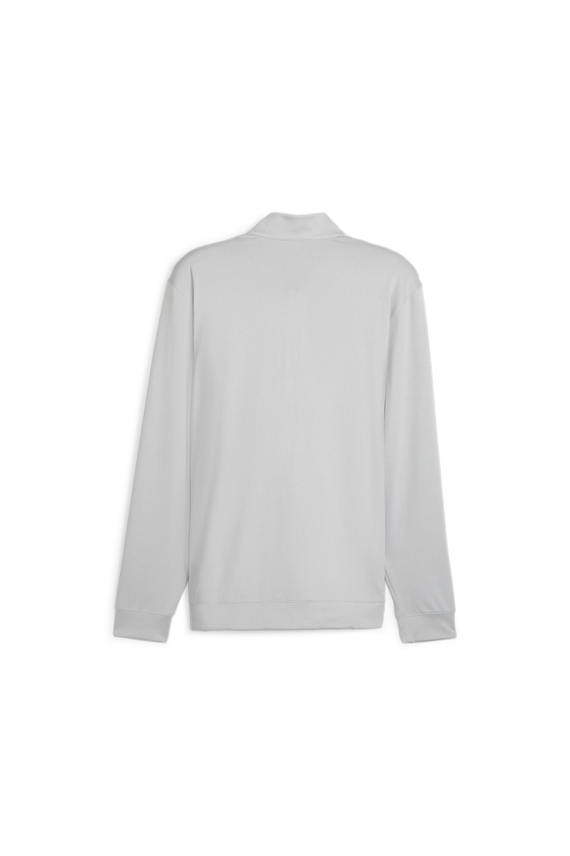 Puma Grey Pure Colourblock Golf Quarter-Zip Mens Top - Image 6 of 6