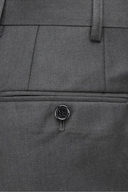 Skopes Tailored Fit Grey Madrid Charcoal Suit Trousers - Image 4 of 4