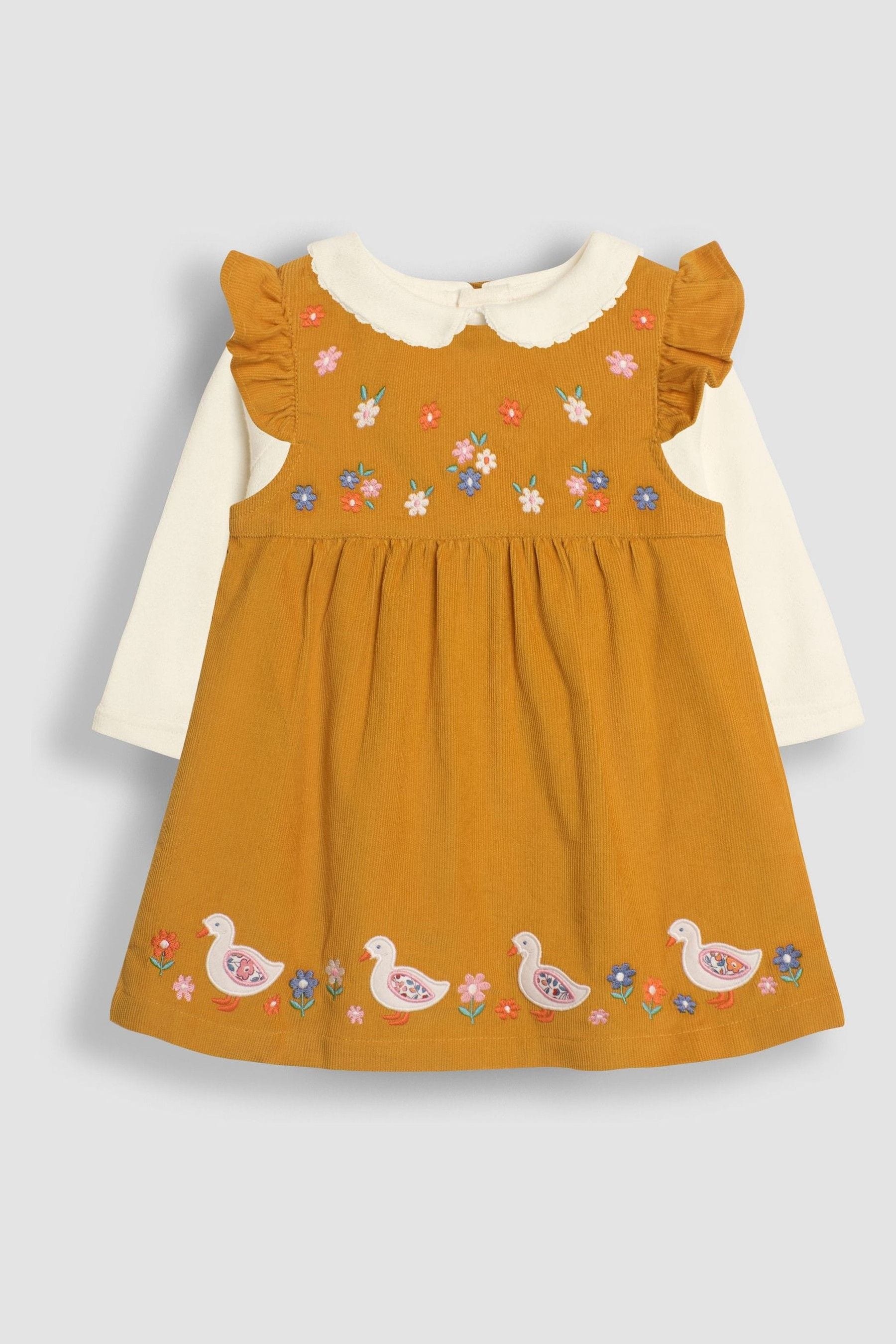 Little girl mustard dress store
