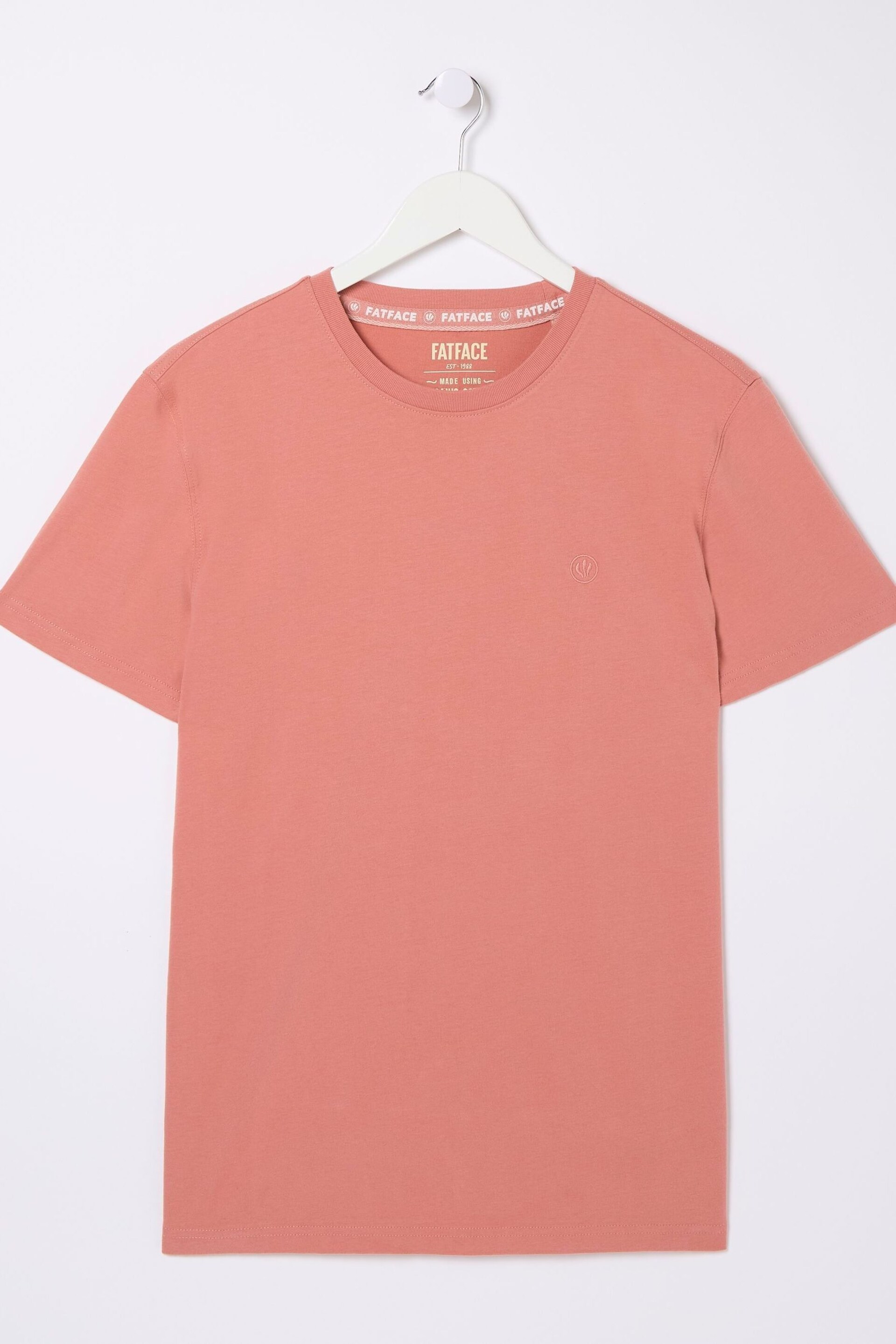 FatFace Pink Crew T-Shirt - Image 4 of 4