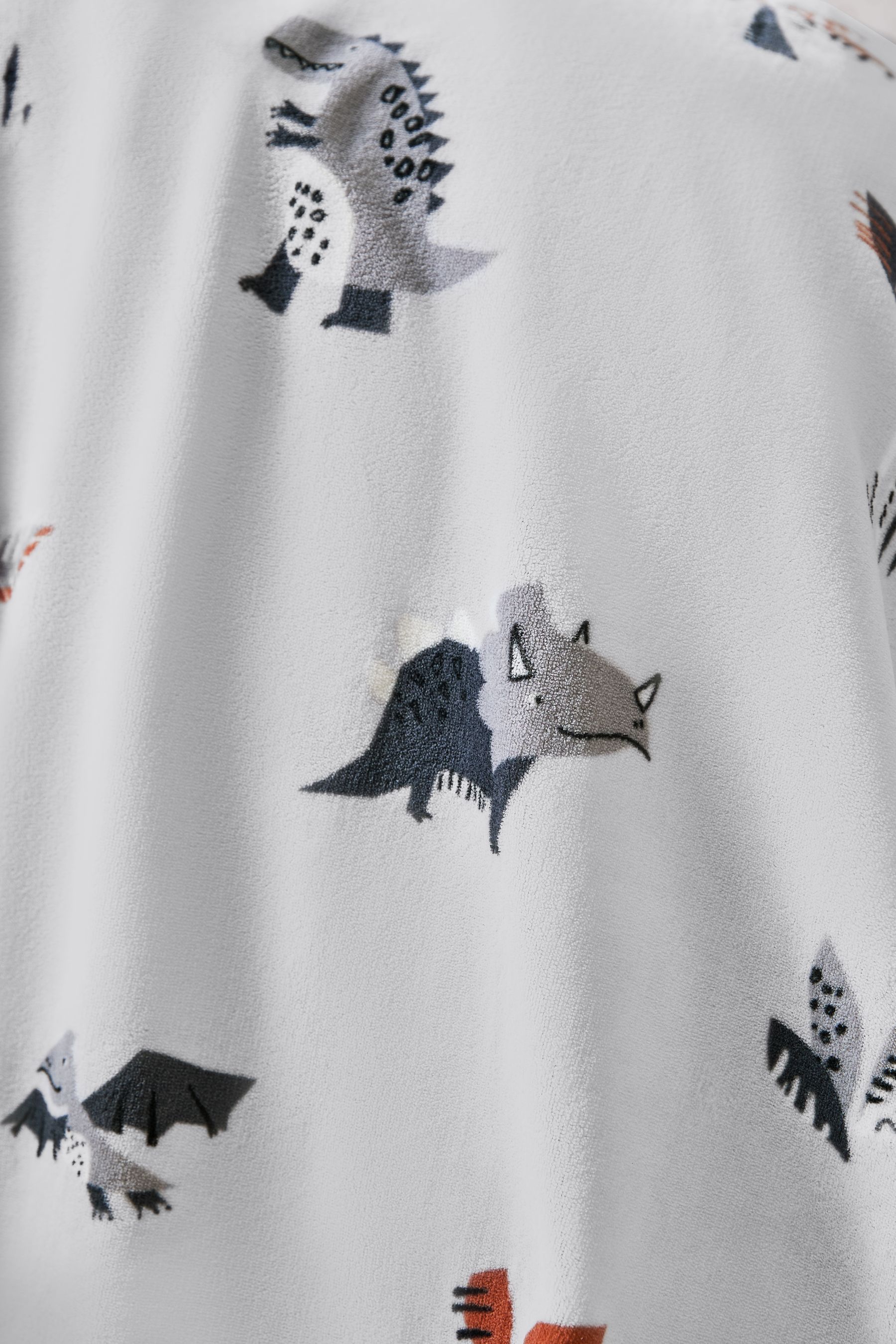 Monochrome dinosaur bedding shop