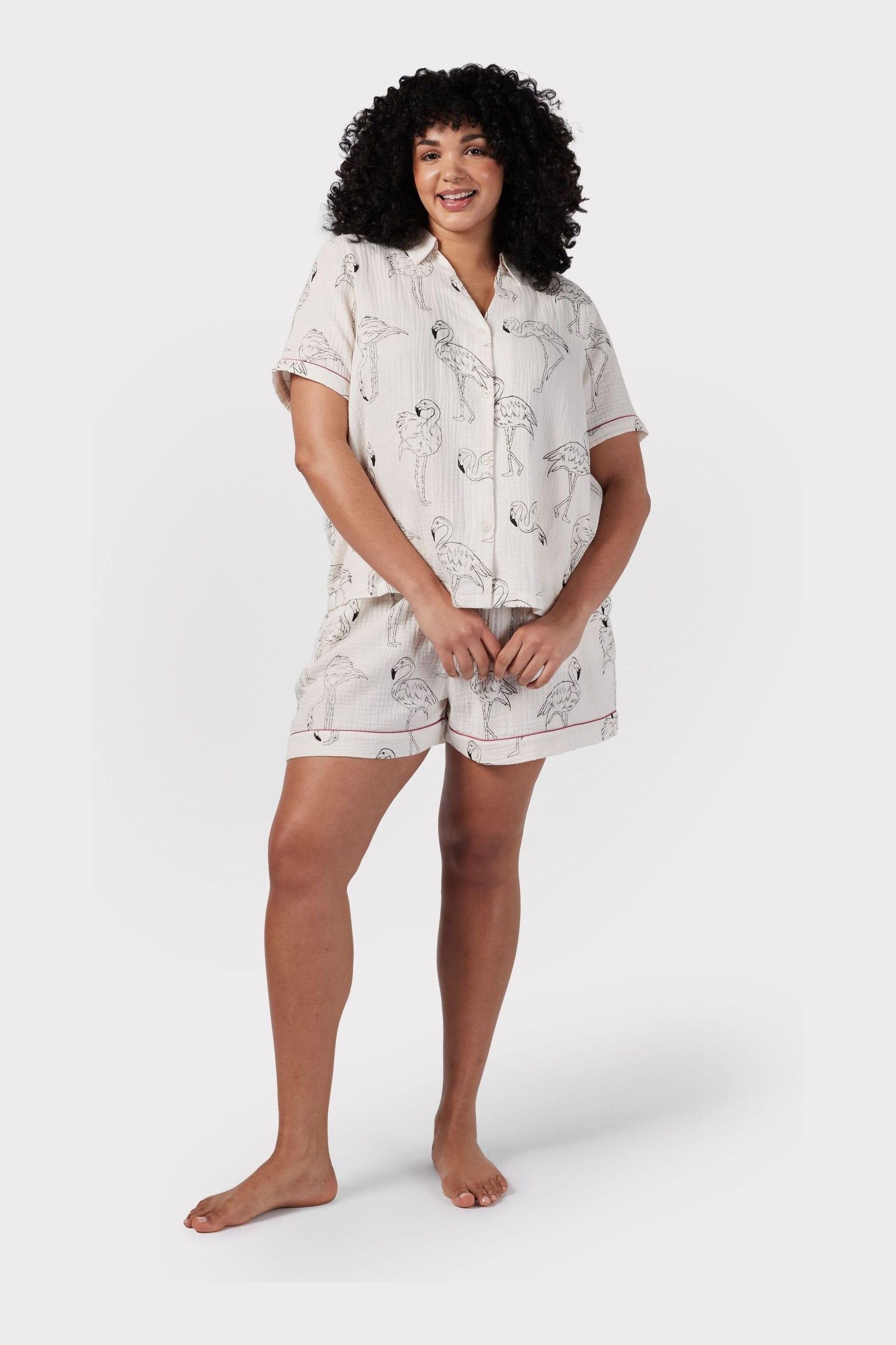 Chelsea peers flamingo pyjamas top
