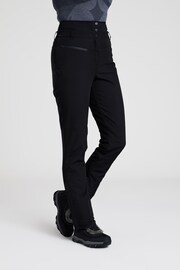 Mountain Warehouse Black Womens Avalanche High-Waisted Slim Fit Ski Trousers - Image 2 of 5