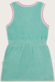 Monsoon Green Sporty Towelling Dress - Image 3 of 4