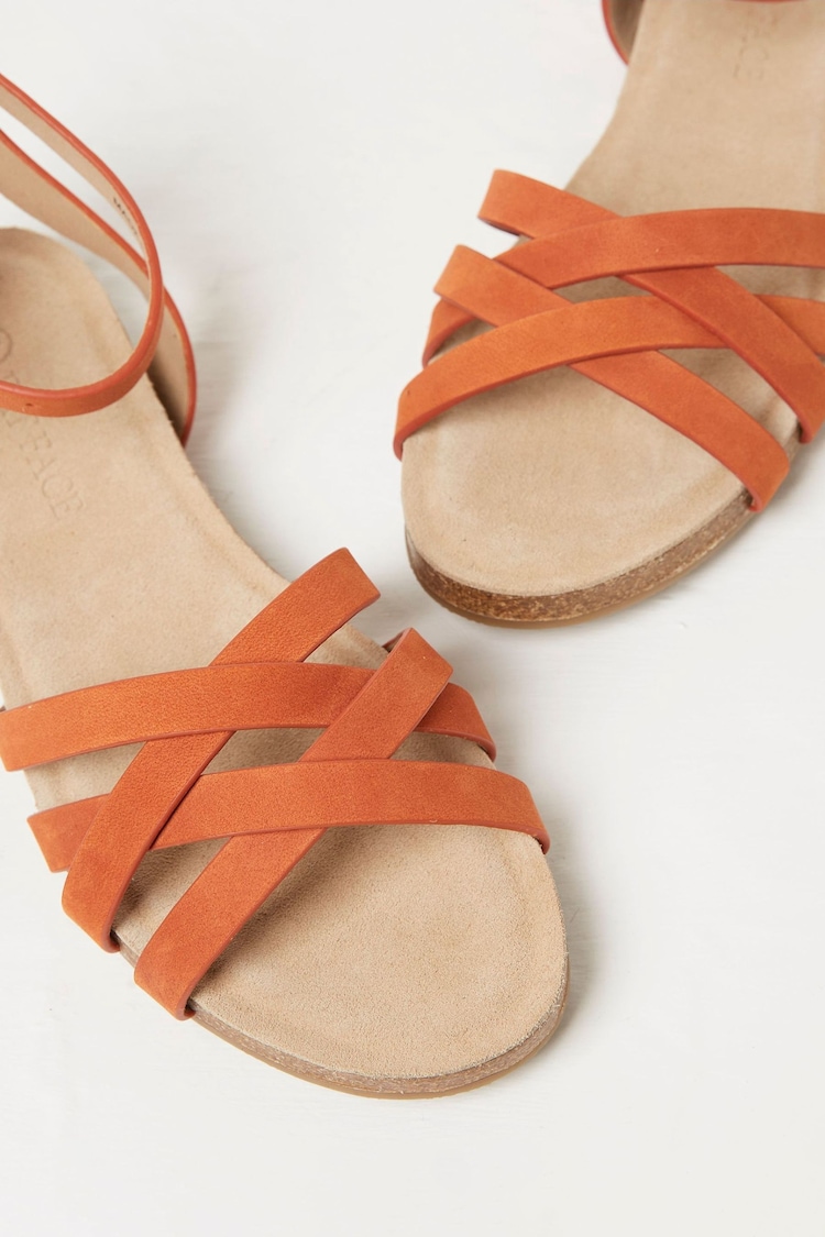 FatFace Beth Orange Sandals - Image 2 of 3