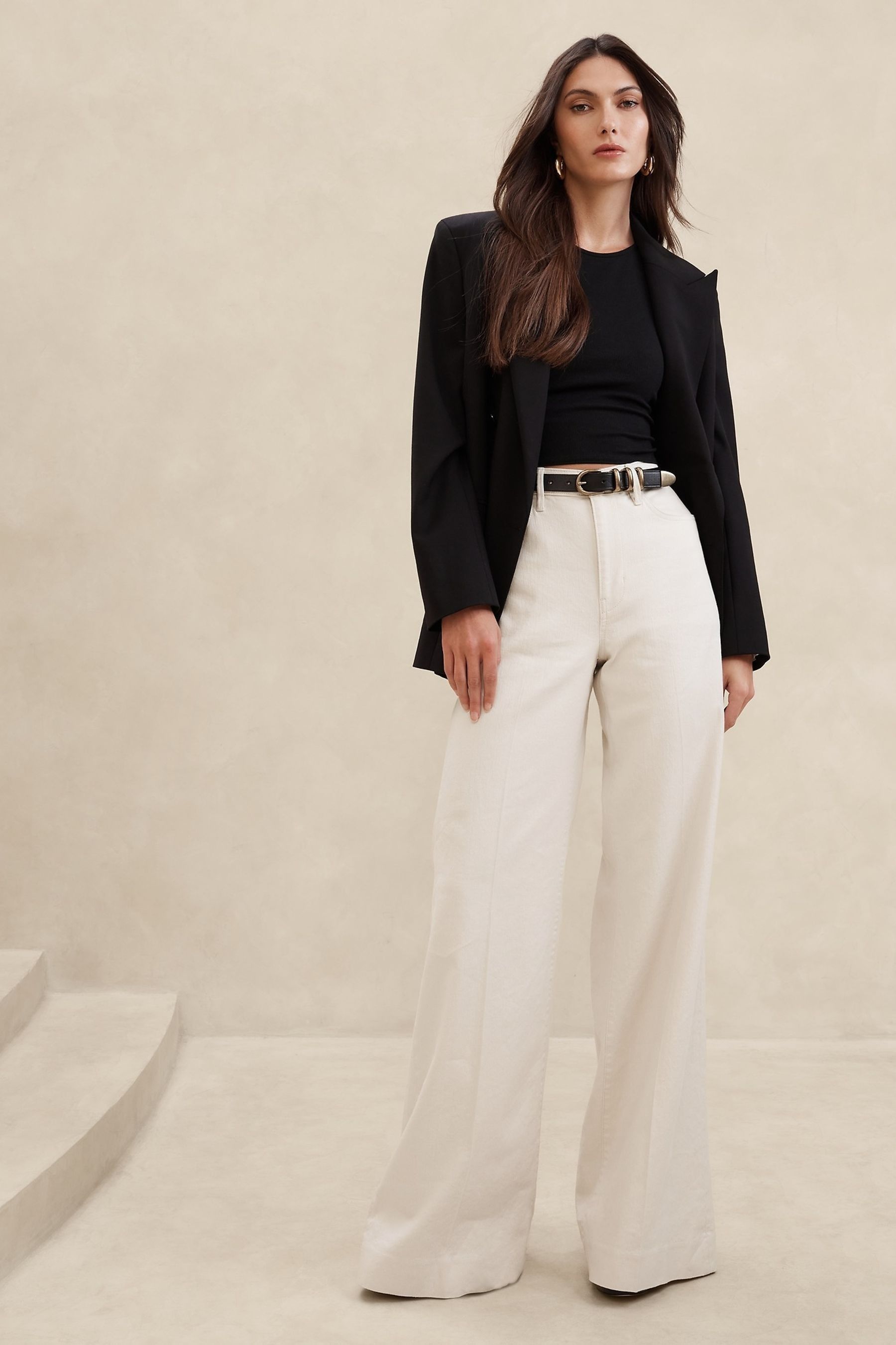 Banana republic wide leg top