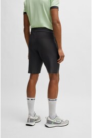 BOSS Dark Grey Stretch Regular Fit Shorts - Image 4 of 5