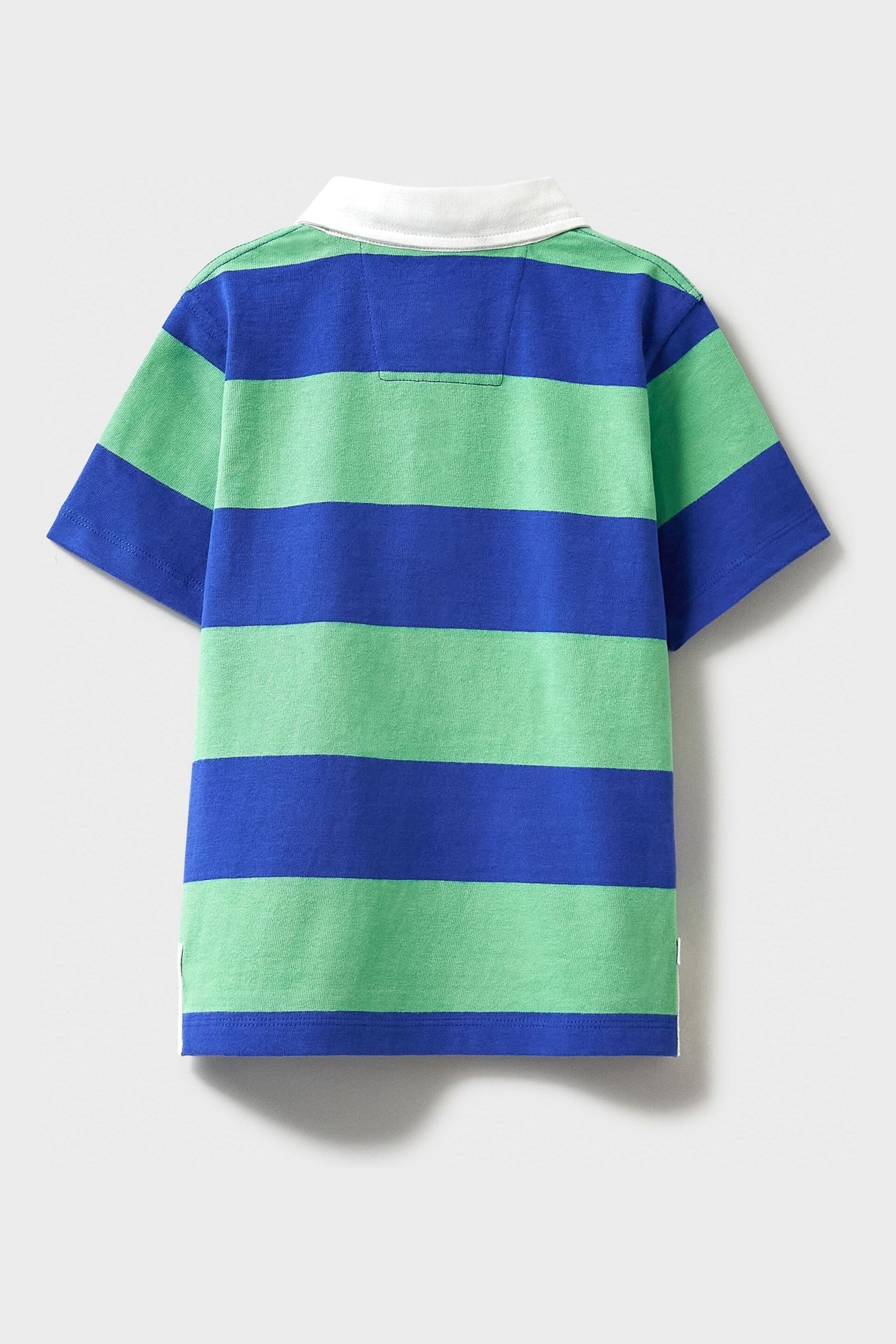 Crew Clothing Short Sleeve Bold Stripes Rugby Shirt - Image 2 of 4