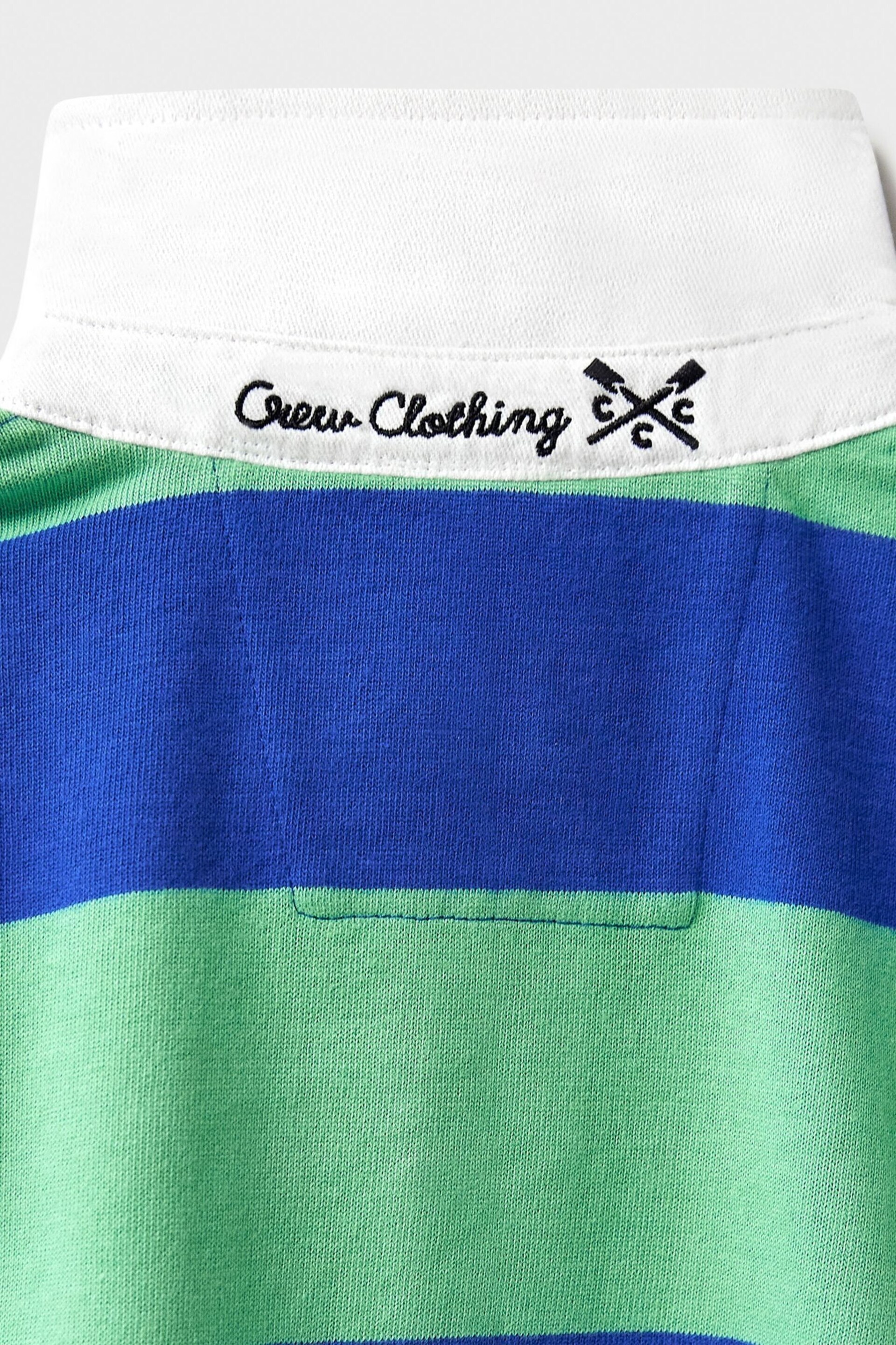 Crew Clothing Short Sleeve Bold Stripes Rugby Shirt - Image 3 of 4