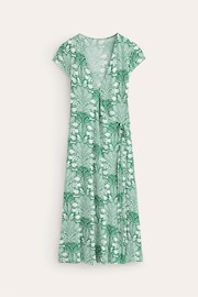 Boden Green Joanna Cap Sleeve Wrap Dress - Image 6 of 6