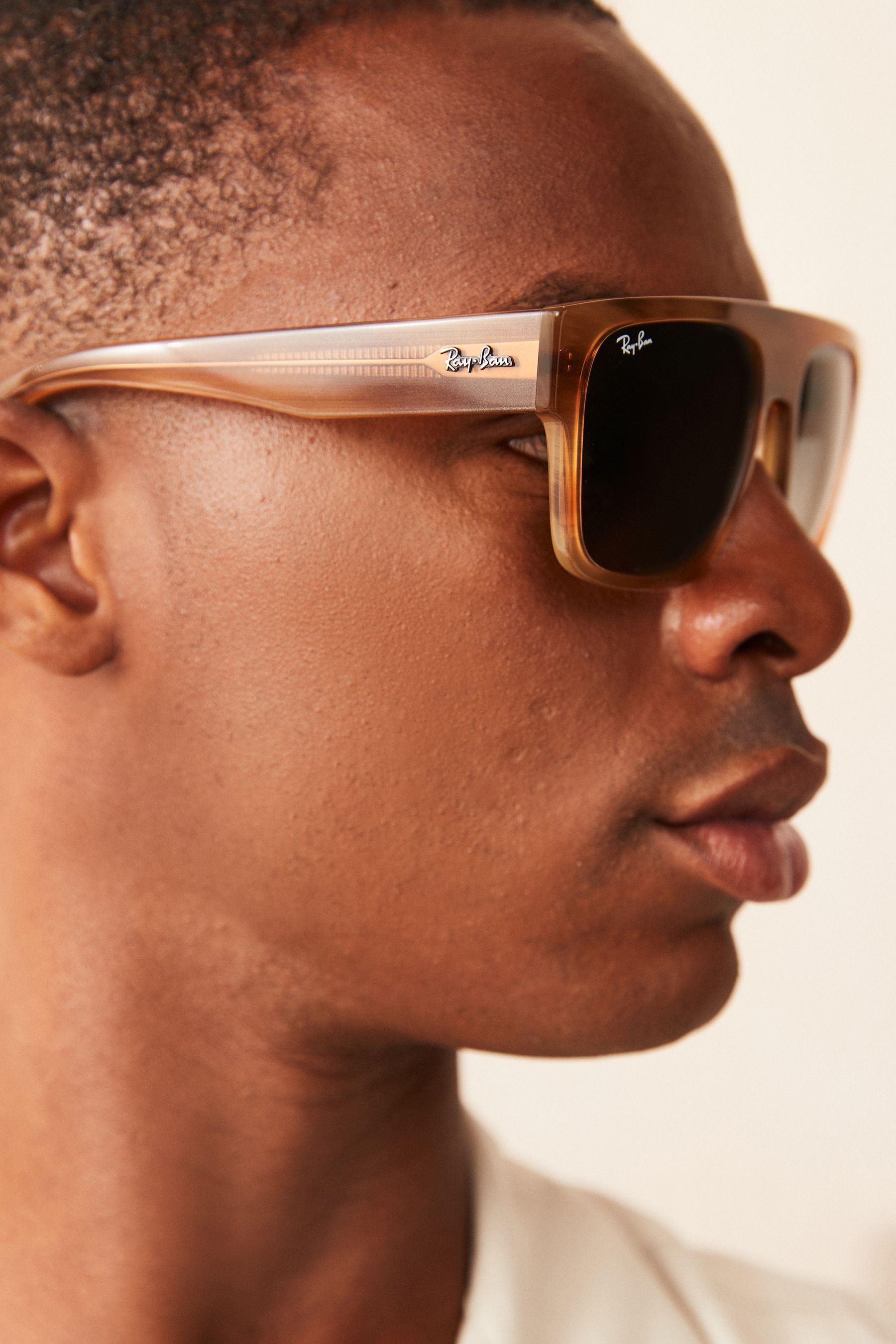 Square brown sunglasses discount