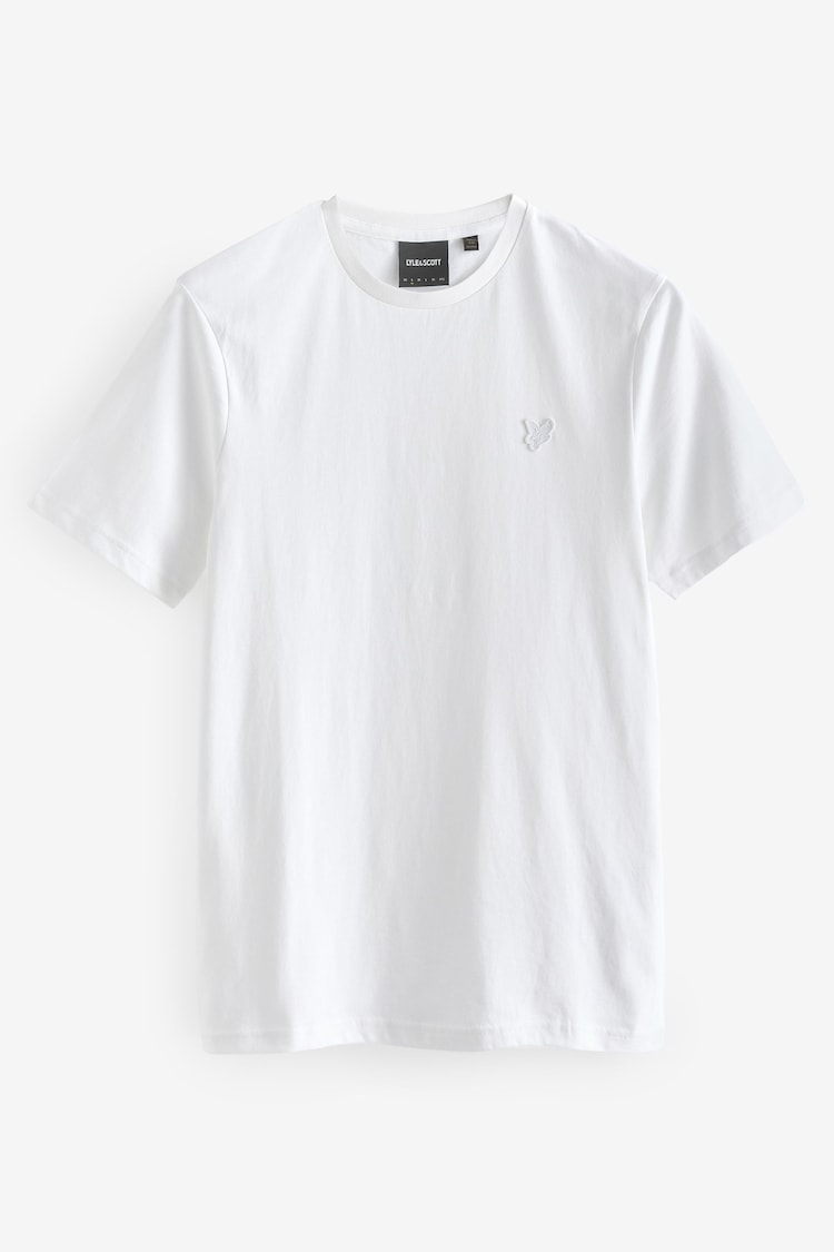 Lyle & Scott White Tonal Eagle T-Shirt - Image 1 of 1